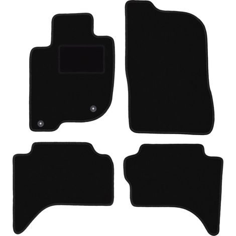 Tappetini in velluto nero per: Fiat Fullback fuoristrada (2015-) (1/5)