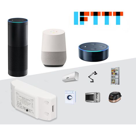 Tuya MS-101 Smart-Home-Sprachsteuerungs- und Zeitschaltuhrmodul mit WLAN-Schalter (90–250 V, 10 A), steuerbar per App (1/5)
