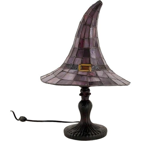 Witch Hat Gothic Lampe - USB Powered Stained Glass Veilleuse – Couleur (1/5)