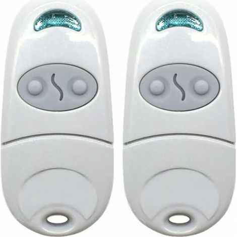 (2, Blanc)Télécommande Universelle Portail, Télécommande pour Ouvre-Porte de Garage, émetteur de clé Portable, Télécommande de Porte de Garage pour Came Top 432NA/432EE/432 EV/432M THISNDE (1/5)