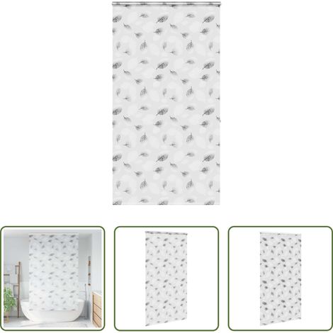 vidaXL Intimité salle de bain - Store enrouleur de douche avec cassette largeur du tissu 126 cm (1/5)