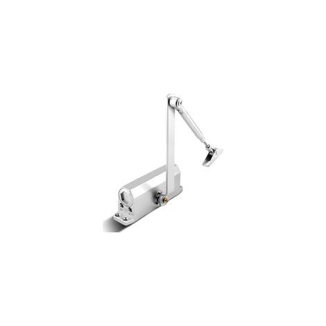 Ferme-porte automatique robuste, ferme-porte coupe-feu, ouvre-porte de coffre-fort ignifugé, ressort de positionnement à amortisseur hydraulique, ferme-porte résidentiel et commercial 45-65 kg (1/5)