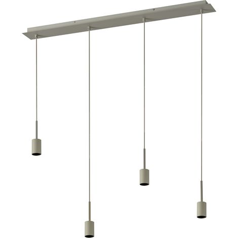 OSRAM Suspension Decor Needle Linear 4xE27, beige, acier, compatible avec ampoule décorative, IP20 (1/5)