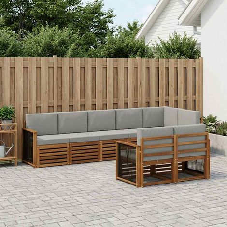 vidaXL Sofagarnituren Massivholz Akazie (1/5)