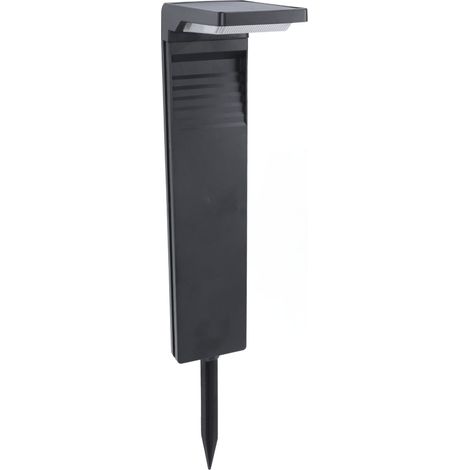 Borne solaire LED YH0801 étanche IP64 2200mAh lumière chaude design moderne ABS+PC pour allée jardin extérieur (1/5)