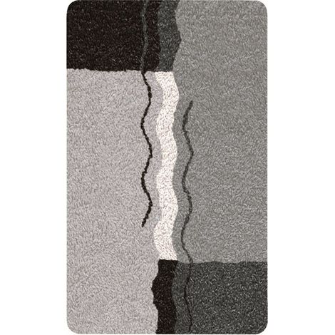 Kleine Wolke Badteppich Vanessa platin, 70 x 120 cm Badteppich (1/2)