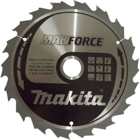 Makita - Sägeblatt Holz 235x30 mm, 18 Zähne B-08252