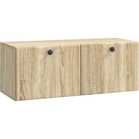 Mobile Porta TV da Muro 78,5 x 31 x 30 cm Rovere Sonoma vidaXL (1/5)
