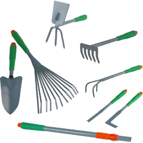 HAUSHALT INTERNATIONAL Gartenwerkzeug-Set Gartengeräte 8 teilig (1/4)