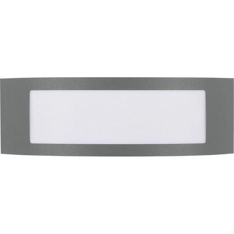 Merano Coral Applique Salle de Bain Gris Foncé Aluminium Inox LED E27 IP44
