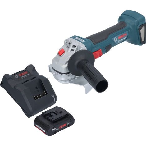 Bosch GWS 18V-7 Smerigliatrice angolare professionale a batteria 18 V 125 mm senza spazzole + 1x batteria ProCORE 4,0 Ah + caricabatterie