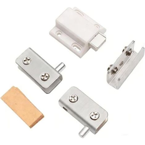 Loquet magnétique dissimulé pour porte en verre, pour inox et ABS (1/5)