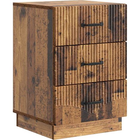 Nachttisch Altholz 43 x 41 x 63,5 cm Holzwerkstoff vidaXL
