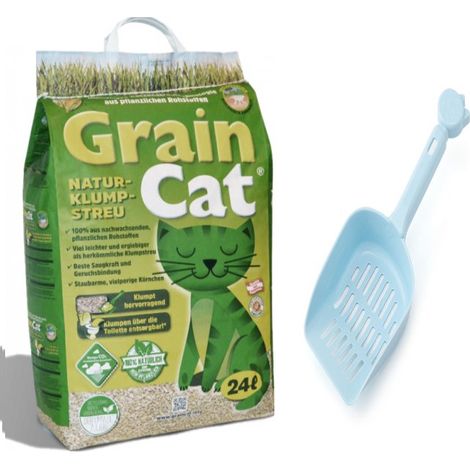 Grain Cat Natürliches Klumpstreu – Grüne Katze – 24-Liter-Packung