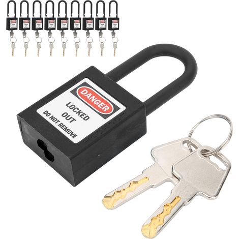 Cadenas De Sécurité - 38 mm - Isolation Électrique Anti-poussière - Pour Usines Hôpitaux Centrales Électriques Produits Chimiques - 1 Pièce
