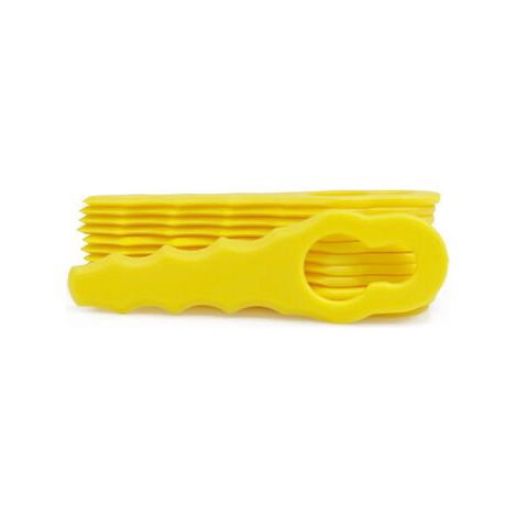 Lot de 50 lames de rechange compatibles avec les coupe-bordures Ryobi, têtes de lame à double denture RAC155, RAC157 et RAC158 (1/4)