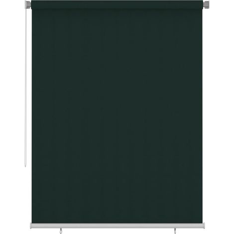 Außenrollo 185 (B) x 230 (H) cm Dunkelgrün HDPE vidaXL