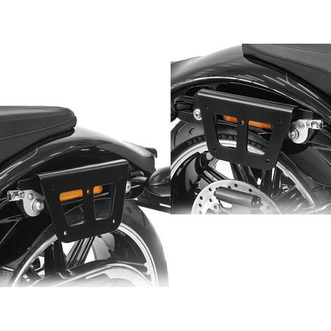 Set di supporti per borse laterali per Harley Davidson Dyna Street Bob 06-17 QL