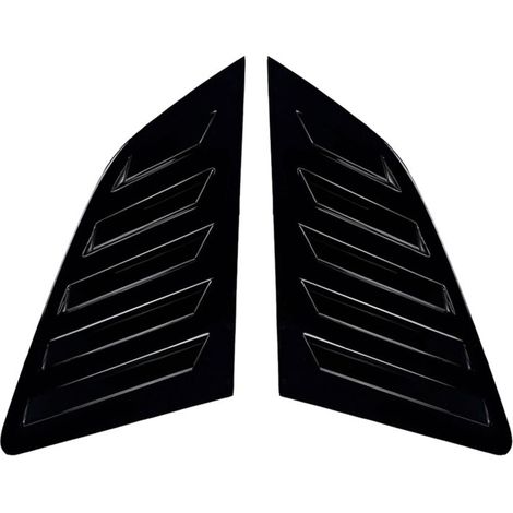Dreieckige Heckscheibenblenden für PKW, Schutzleiste für Audi A3 S3 8V Schrägheck (2014–2020), Schwarz glänzend (1/4)