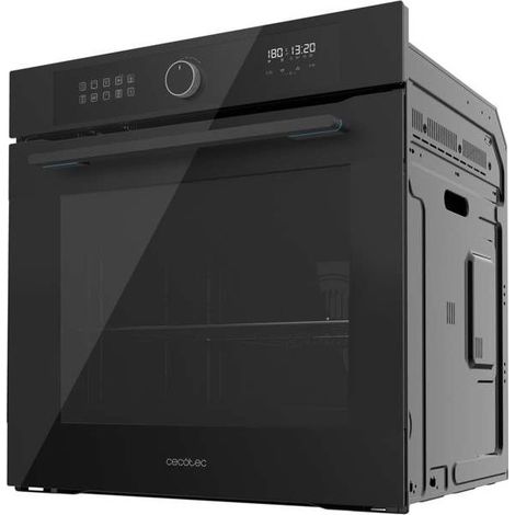 Cecotec – Four chaleur tournante 81L – 11 fonctions dont Airfryer Master et Pizza Master – Classe A – Nettoyage vapeur EasyClean – Cuisson 3D