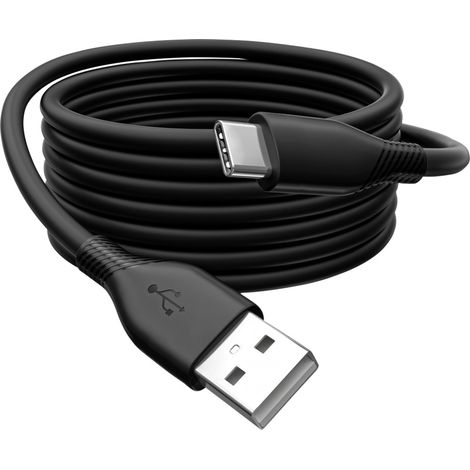 Digitus USB-Kabel USB 2.0 USB-A Stecker, USB-C® Stecker 50 cm Schwarz Flexibel, hochflexibel, mit US
