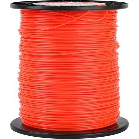 0,95 Weed Eater String, ligne de tondeuse de 5 livres pour Echo Weed Whacker/Trimmer Line Spool - 1280ft Heavy Duty Twist Commercial String Trimmer Line (Orange) (1/5)