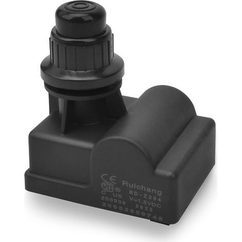 Grillanzünder mit Knopf – Betrieb mit AA-Batterien (4 Brenner, schwarz) (1/5)
