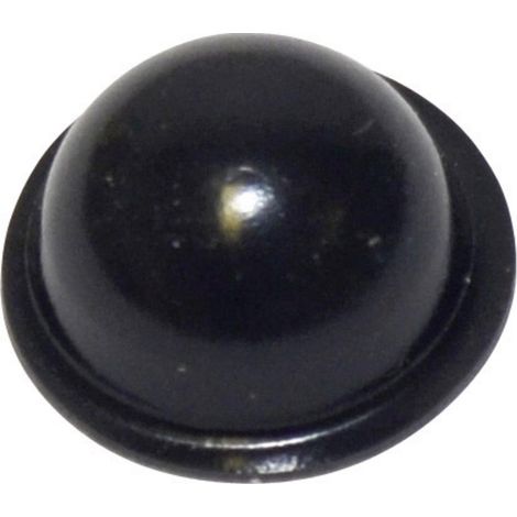 TOOLCRAFT PD2190SW Gerätefuß selbstklebend, rund Schwarz (Ø x H) 19 mm x 9.6 mm 1 St.