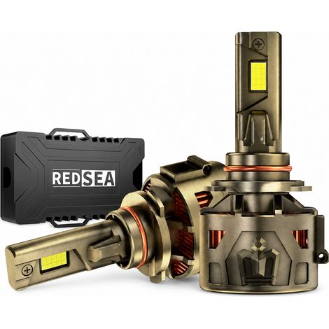 Ampoules LED H7 pour Phares de Voiture, 330 W 33000 lm, Couleur Bronze, REDSEA (1/5)