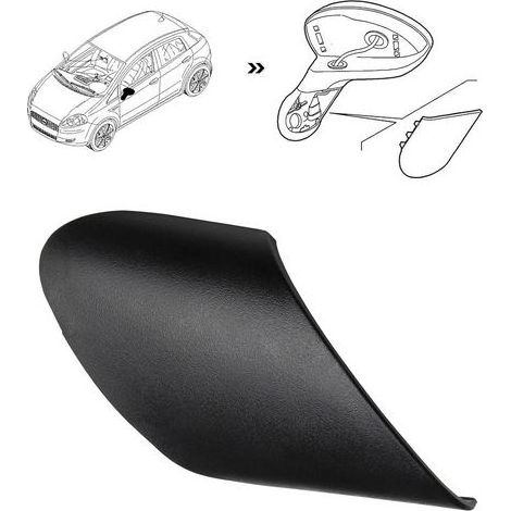 Calotta specchietto retrovisore sinistro per Fiat Grande Punto Evo 735596884 73553938 (1/5)