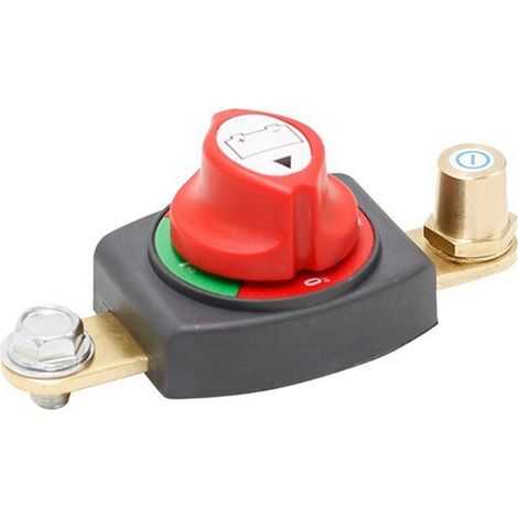 12V/48V brass battery terminal block integrated switch for car modification extension accessories, high current power switch (1/4)