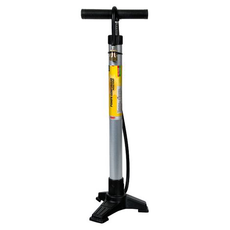 pompa per bicicletta lampa "tre piedi" in acciaio - 94214 (1/3)