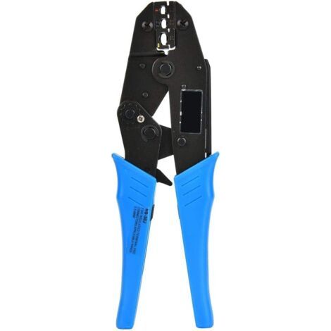 Outils électriques, HS-30J Pince à sertir à cliquet, pince à dénuder pour câbles de 0.56.0mm2, 22-10AWG, Pince à sertir (1/5)