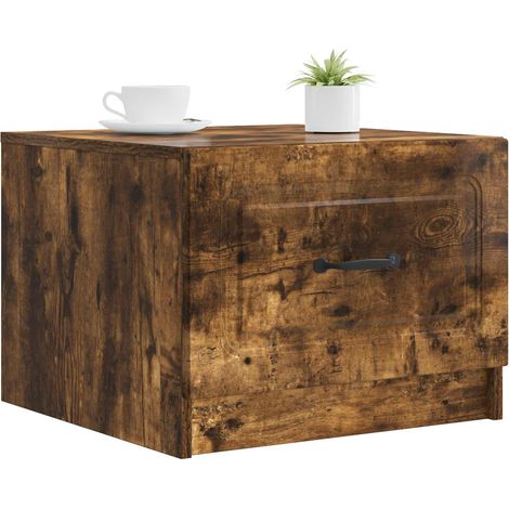 Maison Exclusive - Tavolino da salotto con cassetto Rovere Fumo 49 x 50 x 37 cm