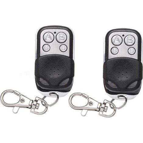 Télécommande Porte Garage 433.92MHz Double Pack Compatible Modèles 302 304 313 220 250 252 4 Boutons (1/5)