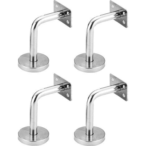 Wandhalterung für Treppengeländer aus Edelstahl, 4 Stück, robust (1/5)