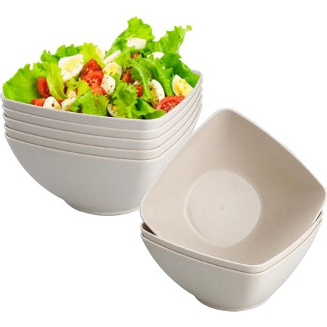 Lot de 8 coupelles à sauce et snacks en PP  petits bols pour céréales, salades, desserts, sushis, fruits et soupes, réutilisables et lavables au lave-vaisselle (1/5)