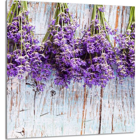 GLASPLATTE FÜR KÜCHE 60x65 Lavendel (1/5)