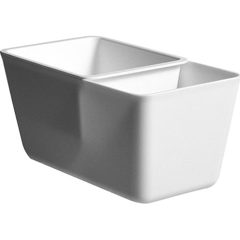 Boîte de rangement pour fruits et en-cas, récipient pratique pour ranger les en-cas, poubelle de bureau (1/4)