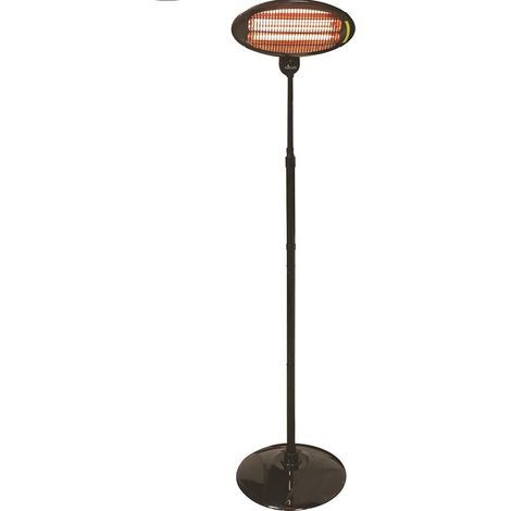 STUFA AL QUARZO NIKLAS RAGGIO DI SOLE STELO 52xH200 cm (1/4)