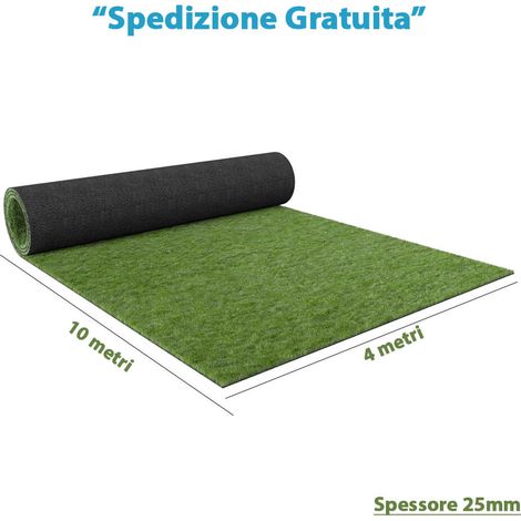PRATO ERBA SINTETICA MM 25 STARS - H.CM 400 MT 10 - 1 pezzo (1/2)