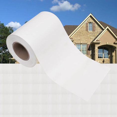 Écran d'intimité de jardin, Brise vue Pour jardin PVC 70x0,19 m Blanc GHJ42212 (1/5)