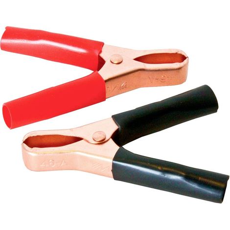 Mueller Electric 010032 Jeu de pinces crocodiles rouge, noir 1 set R526052