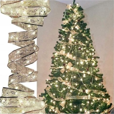 Catena Luminosa Albero Natale Ghirlanda Natalizia Luci LED 4m (1/4)