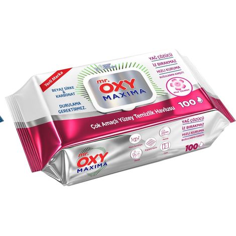 Salviette umidificate Mr. Oxy - Profumo di fiori di ciliegio