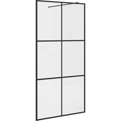 Duschwand für Begehbare Dusche mit Klarem ESG Glas 100x195 cm vidaXL