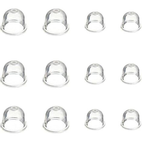 12 pezzi pompa di priming carburatore con diametro 19mm e 22mm, accessori per carburatori per decespugliatori, motoseghe, soffianti e tosaerba (1/4)