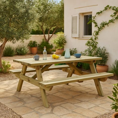 MESA PICNIC PREMIUM 180X160X72 CM (1/3)