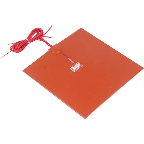 Coussin chauffant en caoutchouc silicone 220 V CA 200 W avec dénudeur de fil, couverture chauffante flexible (1/5)