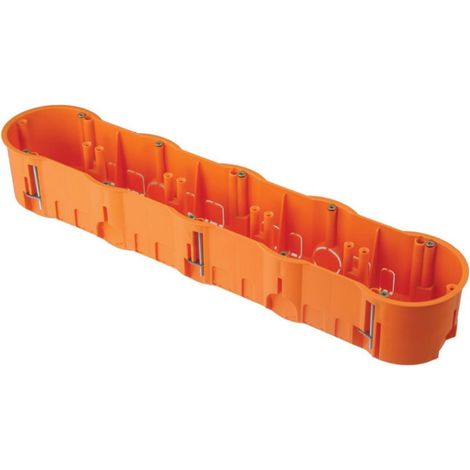 Caja de yeso de cinco módulos con tornillos, profunda - A.0048PG